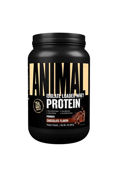 Universal Nutrition بروتين مصل اللبن الحيواني المعزول، نكهة الشوكولاتة، 2 رطل