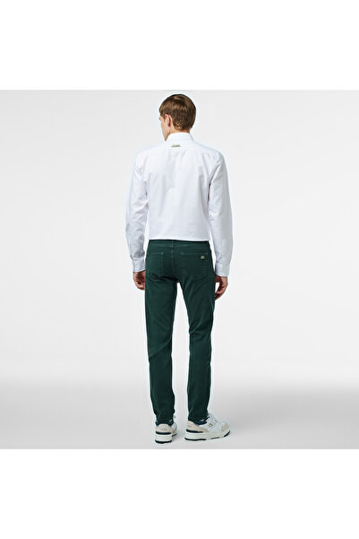 Lacoste Erkek Slim Fit Koyu Yeşil Jean Pantolon
