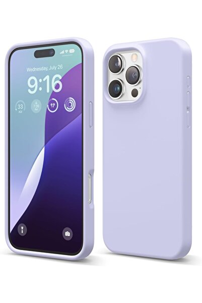 Shopi غطاء سيليكون سائل من إيلاجو لهاتف آيفون 16 برو ماكس، حماية كاملة للجسم،...