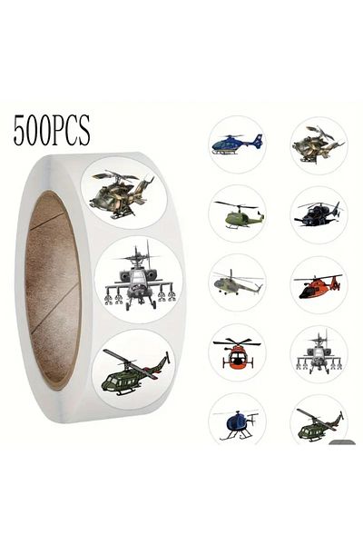 Sonic Helicopter Gift Label Sticker - Removal Notebook Phone