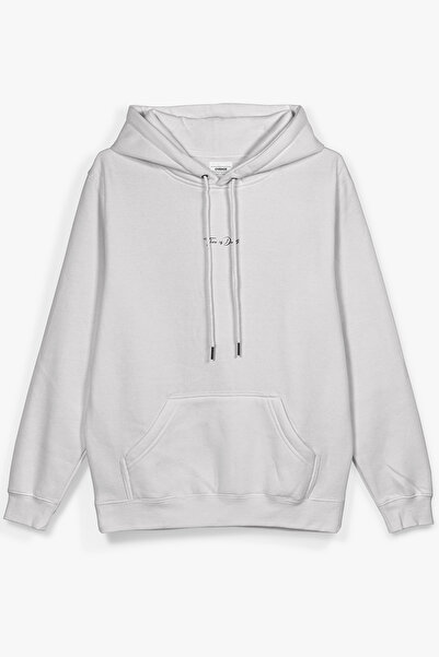 Overoz Скафандр з принтом черепа на спині, капюшон, оверсайз-светр, екрю, худі H1208