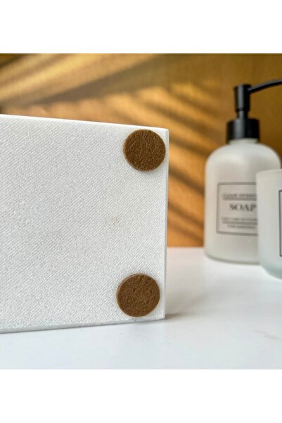 Sillage Home Multi-Purpose Marble Coaster 20X10Cm, Oil Pot Coaster, Organizer Marble Organizer