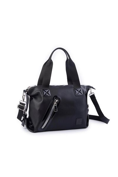 Nas Bag Geantă de umăr și crossbody pentru femei Black Nero (EN=38, BOY = 25)