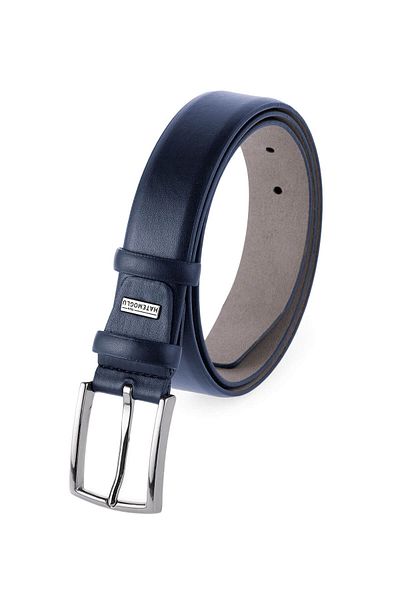 Hatemoğlu Ανδρική ζώνη Navy Blue