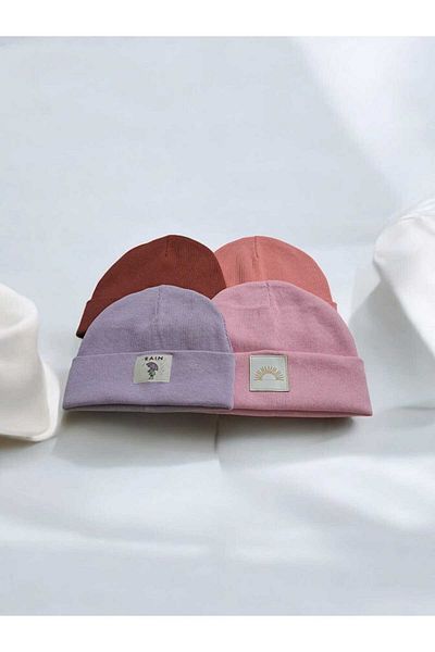 Natural Women's Folded Beret