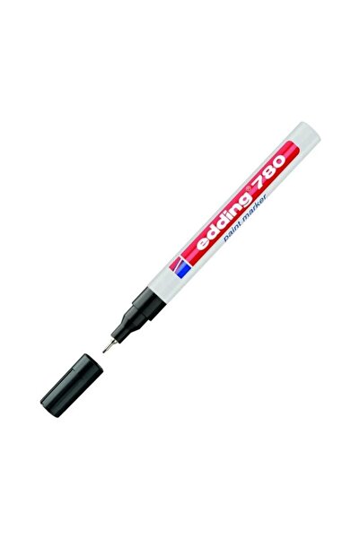 Edding 780 Tam Örtücü Siyah Boya Kalemi (PAİNT MARKER)