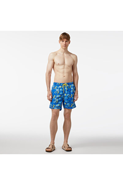 Nautica Erkek Mavi Standart Fit Deniz Şortu