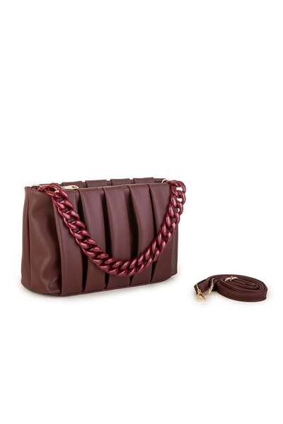 Nas Bag حقيبة كتف نسائية كلاريت ريد دونا