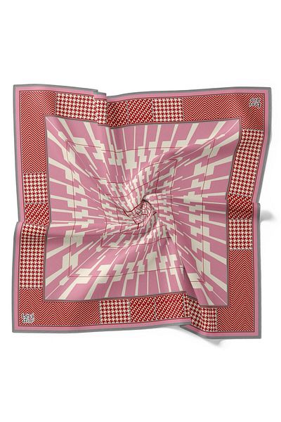 Levidor Μεταξωτό μαντίλι Levidor Pink Twill - 36