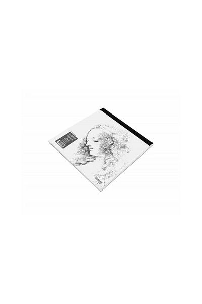 DEFFTER كراسة رسم بيضاء / غلاف مقاس 20x20 سم
