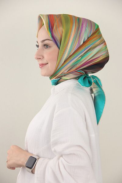 Sensitive Mint Sensitive 4 - Μεταξωτό Φουλάρι Twill