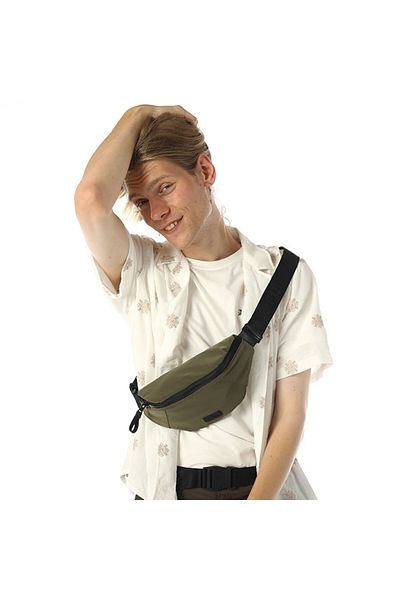 Colorful Stello Waist Bag Nova Khaki - Black