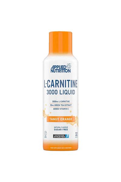 applied nutrition L-Carnitine 3000 mg, Refreshing Orange Flavor, Supports Energy Production
