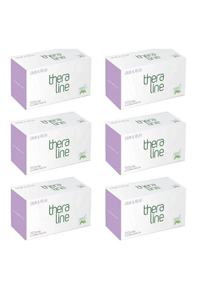 Theraline Calm & Relax Herbal Tea Filtered Bag (6 Boxes)