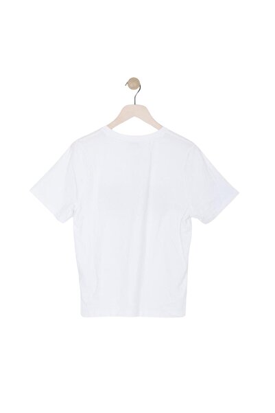 Benetton Bnt-w20392 Γυναικείο μπλουζάκι Λευκό