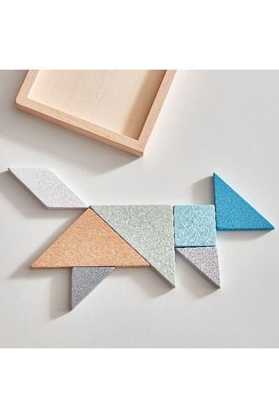 Home Box Tangram for 3 years - 10.7x10.7x1.4 cm