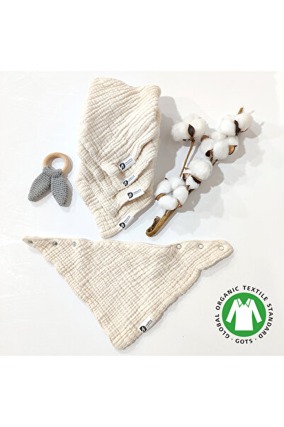 destinyhometex 100% Cotton 8 Layer Muslin Fabric Double Snap Fasteners Set of...
