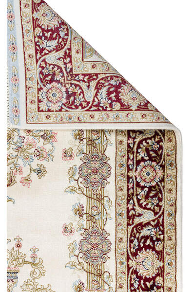 Genel Markalar Isf Scd 01 Cream Red - Isfahan Seccade - Klasik Desenli Yüksek...