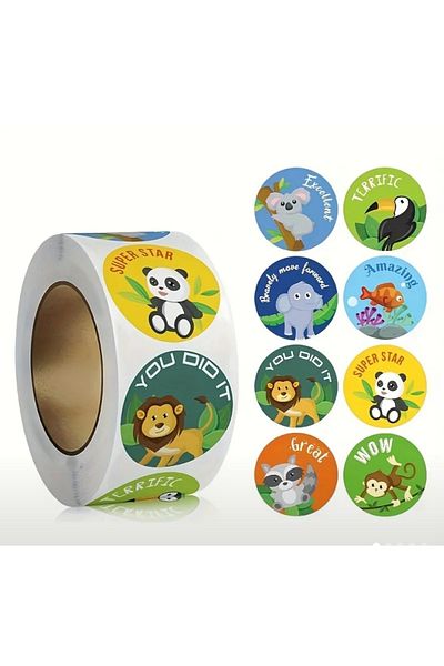 Sonic Label Sticker for Cute Animals - Extraction Book Phone Forest Animals