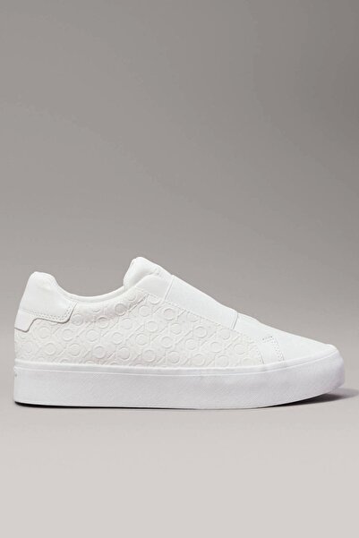 Calvin Klein Beyaz Kadın Sneaker HW0HW02219YBR
