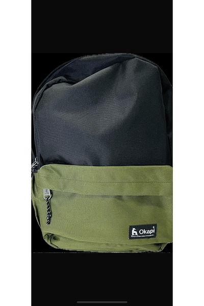 Okapi Okp-146 Iceland Series - 40*34cm Σχολική τσάντα διπλής όψης με δύο θήκες και φερμουάρ