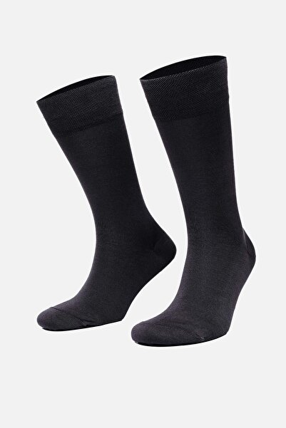 Mısırlı Șosete lungi antracit mercerizate pentru bărbați, egipteni, M 67005 A