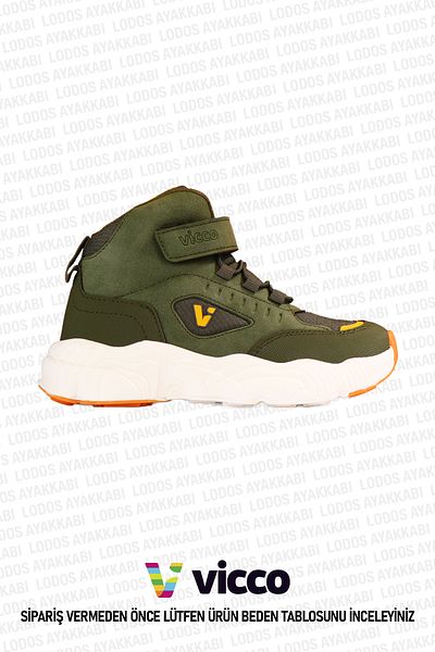 Vicco Nicky Model Light Orthopedic Boy's Khaki Boots