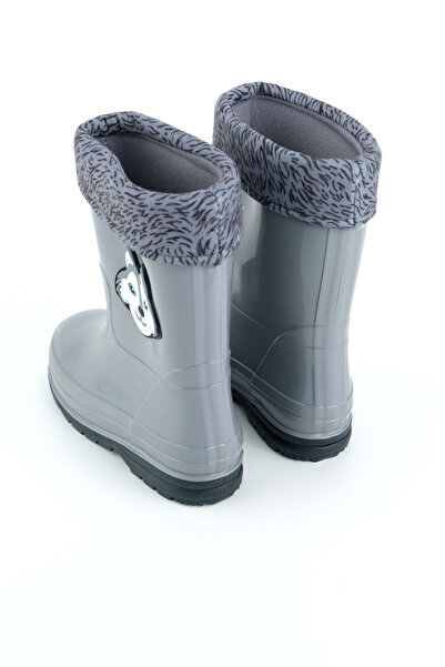 GEZER Boys' Winter Pvc Warm Lined Waterproof Rain Boots