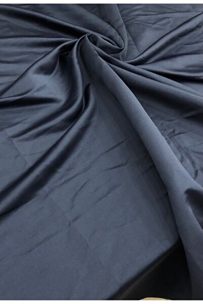 zyngolddantel gelinlik kumaş ve aksesuarları Lacivert Saten Kumaş Mat Saten Elbiselik Kumaş 150cmx100cm Yöresel Elbiselik Kumaş