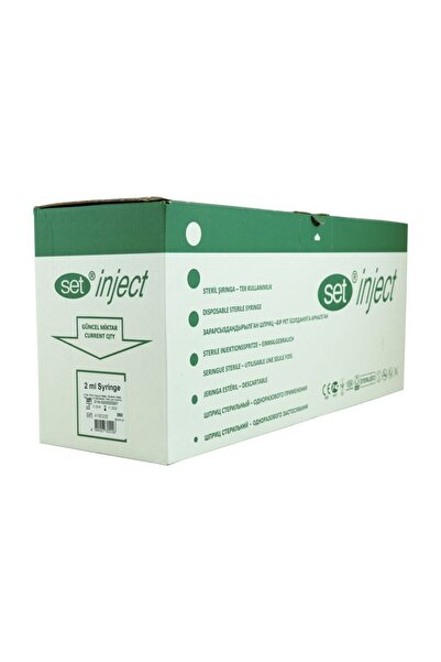 TIBSET Tıbset 5CC 3 Parça Enjektör 250 Adet YEŞİL