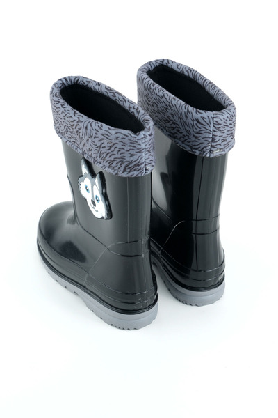 GEZER Αγόρια χειμερινά PVC με ζεστή επένδυση αδιάβροχες μπότες βροχής