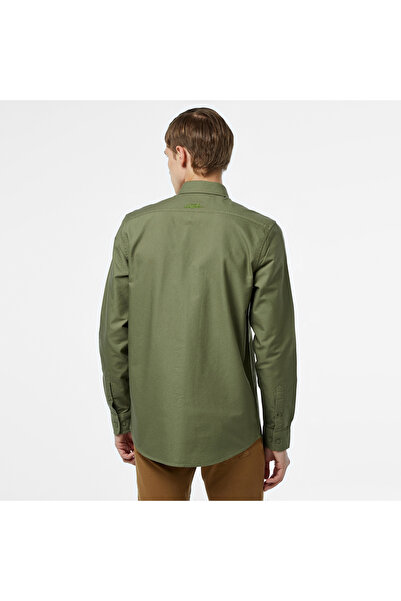 Lacoste Erkek Slim Fit Haki Gömlek