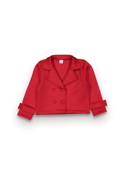 Panino 4 Buttons Diver Fabric Jacket 6-14 Years