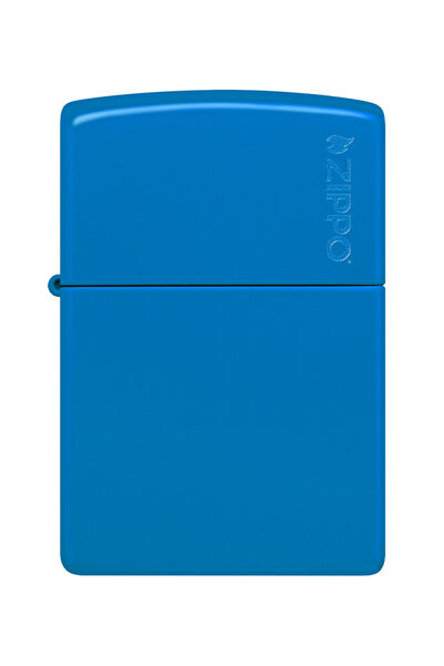 Zippo Çakmak Sky Blue Logo 48628zl-103374