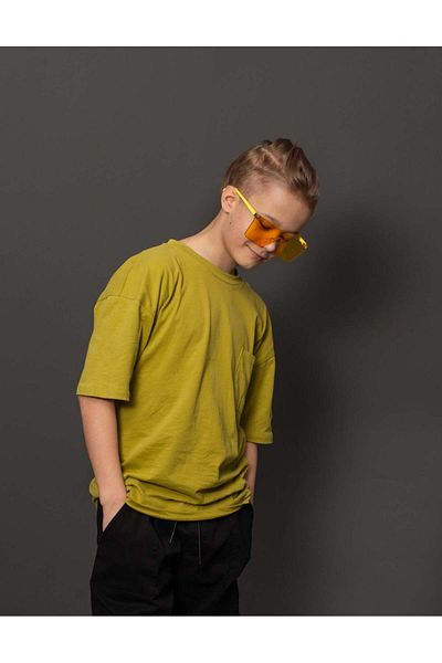 rg kidsstore Tisort oversize pentru tineret cu buzunar