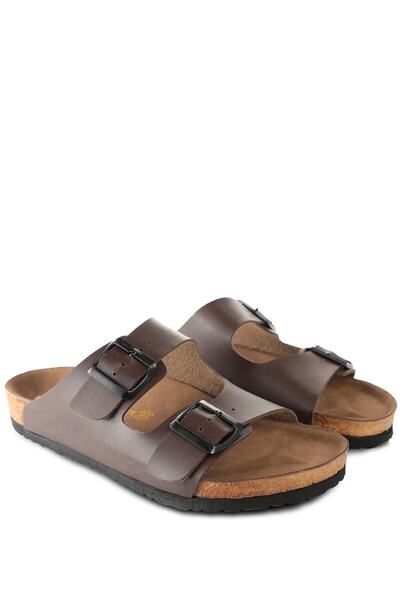 Slazenger Мъжки чехли Lens Brown, удобни и уютни