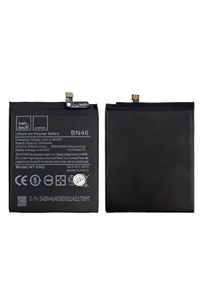 Nettech Teknonet Xiaomi Redmi Note 8 Uyumlu Nettech ABM46 3900 MAh Batarya