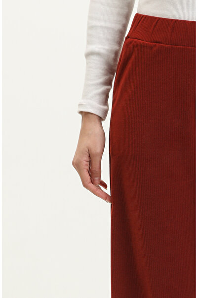 sefamerve Fitilli Kadife Pantolon 77604-01 Kiremit