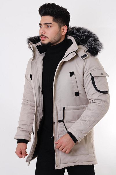 Stilkombin Bill Fur Hooded Coat & Coat_50191