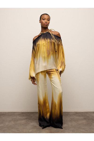 BAQA Multicolored Loose Trousers