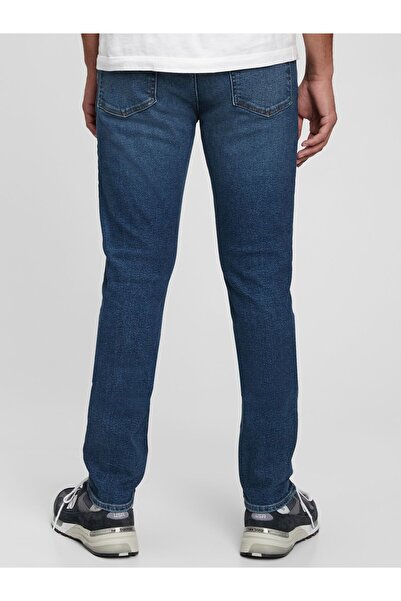 GAP Erkek Koyu Mavi GapFlex Washwell™ Skinny Jean Pantolon
