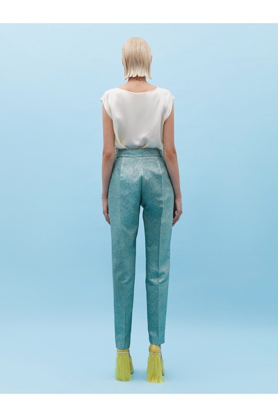 BAQA Pipe Leg Jacquard Trousers