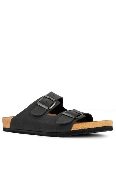 Slazenger Lens Black Nubuck Women's Slippers Comfortable & Comfortable