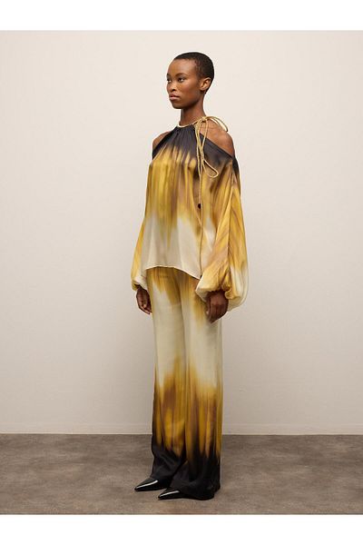 BAQA Multicolored Loose Trousers