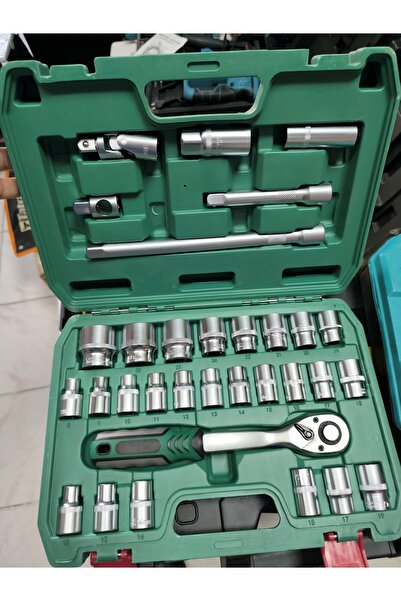 Tatiana 1 طقم مفتاح ربط ومفتاح ربط تاتيانا عالي الجودة 32 قطعة احترافية بالكامل