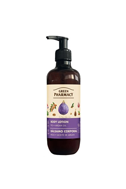 Green Pharmacy لوشن فيكت عضوي مرطب ومهدئ بنسبة 96% مع التين وزيت الأرغان 400 مل