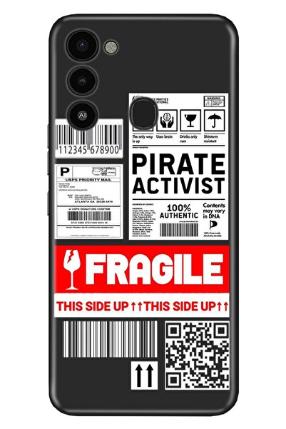 TECNO Spark 8c Kılıf Silikon Moderna Desenli Fragile