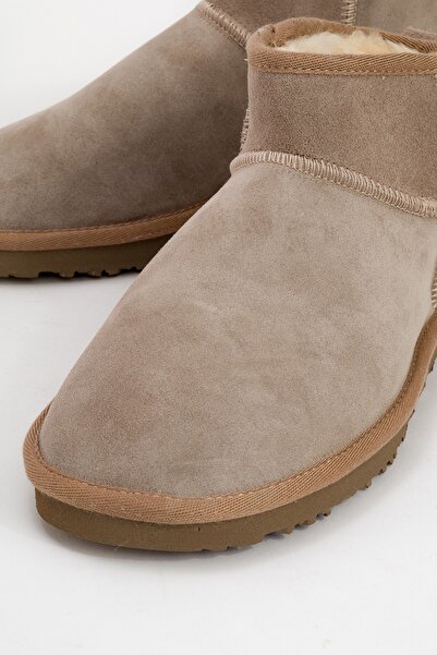 LuviShoes PAIR Sand Suede valódi bőr női bokacsizma