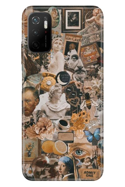 Cekuonline حافظة هاتف Xiaomi Redmi Note 10 5G من السيليكون Tioserisi Van.gogh