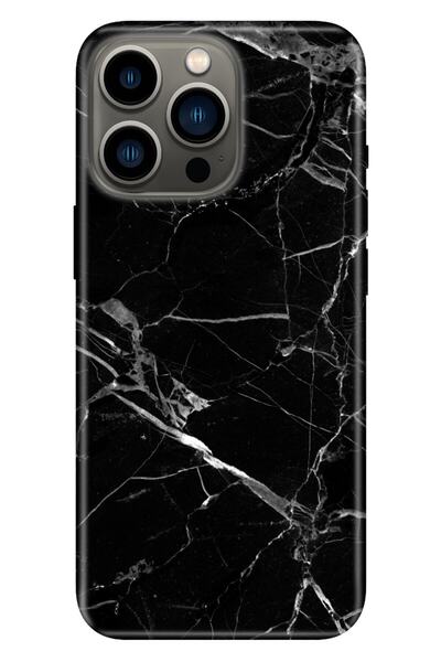 Cekuonline iPhone 14 Pro Max Case Silicone Moderna Pictorial Patterned Marble...